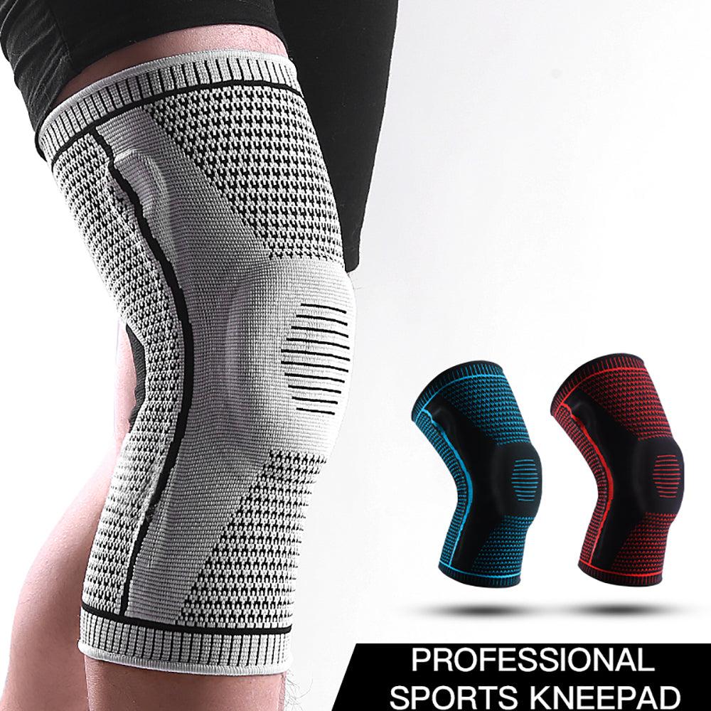 Meniscus Silicone Compression, Knee Pads Strap, Sport Knee Braces Basketball, Patella Medial Support, Running Protection