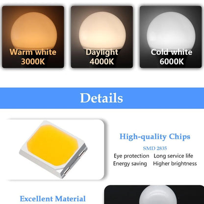 Dusk To Dawn Light Sensor Bulb 10W 110V220V Automatic LED For Garage And Outdoor Use 3