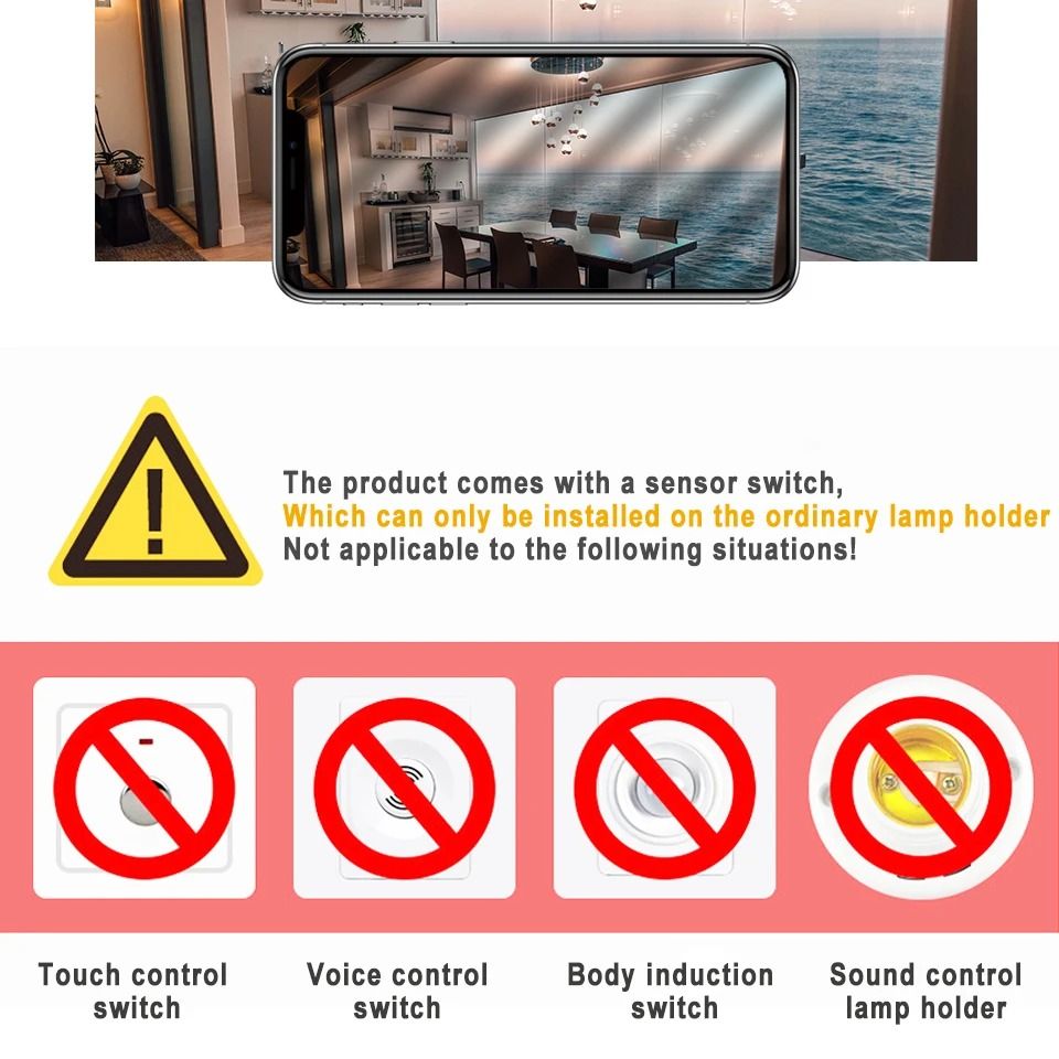 Dusk To Dawn Light Sensor Bulb 10W 110V220V Automatic LED For Garage And Outdoor Use 4