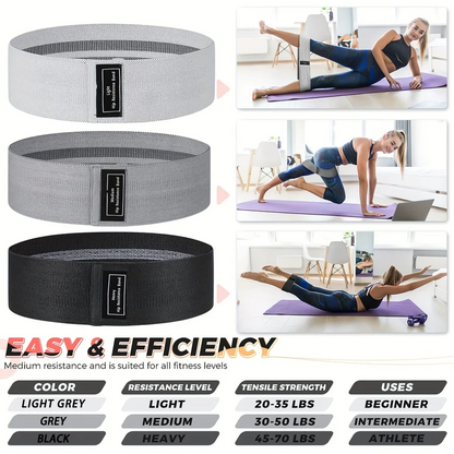 Fitness Elastic Band Crochet Gradient Color Resistance Buttocks Shaping Deep Squat Band Men And Wom 2