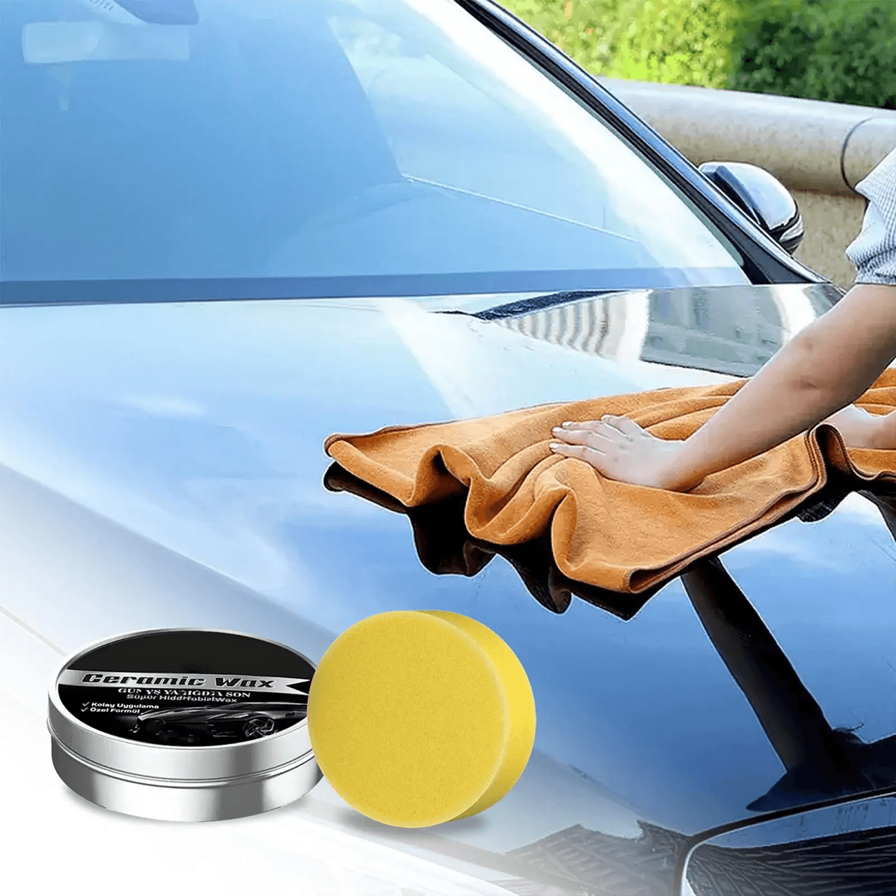 AutoShine Ceramic Wax  Paint Restorer Paste Scratch Repair Car Polish 1