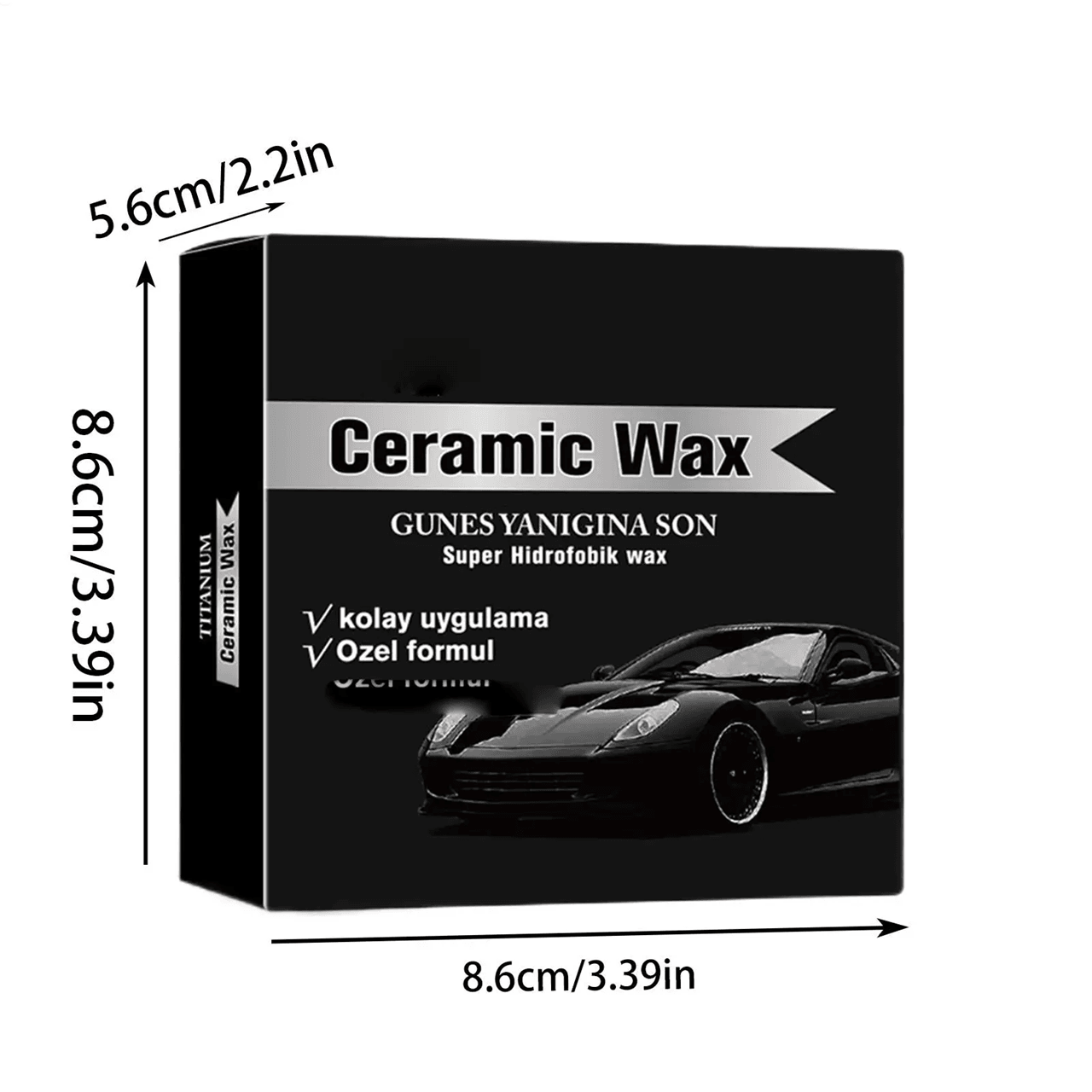 AutoShine Ceramic Wax  Paint Restorer Paste Scratch Repair Car Polish 3