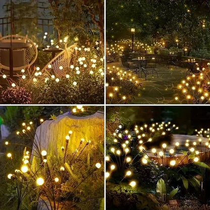 Solar Garden Firework Light Outdoor Waterproof Lawn Lamp 2