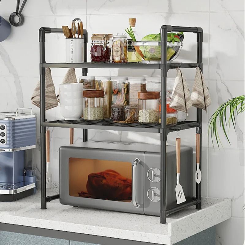 Kitchen Storage Rack Microwave Shelf Organizer 1