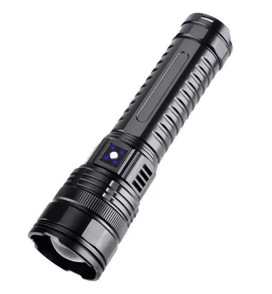 TitanBeam 10000W Rechargeable LED Tactical Flashlight  Long Range Emergency Spotlight Torch 4