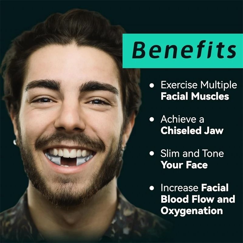 Silicone Jaw Trainer Set 6pcs With Box Face And Neck Muscle Trainer 3