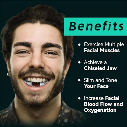 Silicone Jaw Trainer Set 6pcs With Box Face And Neck Muscle Trainer 3