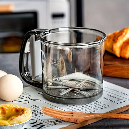 Semi Automatic Flour Sifter Hand Press Transparent Baking Tool 6