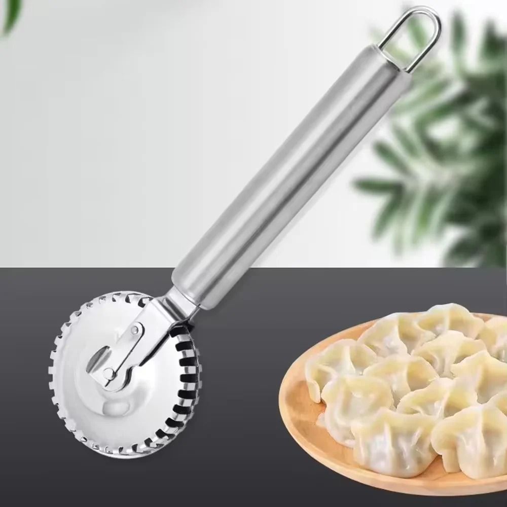 Ravioli Cutter Stainless Steel Wheel For Cutting Sealing And Crimping Pasta And Pastry Dough 6