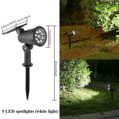 Solar Garden Spotlight Outdoor Waterproof Adjustable Light 6