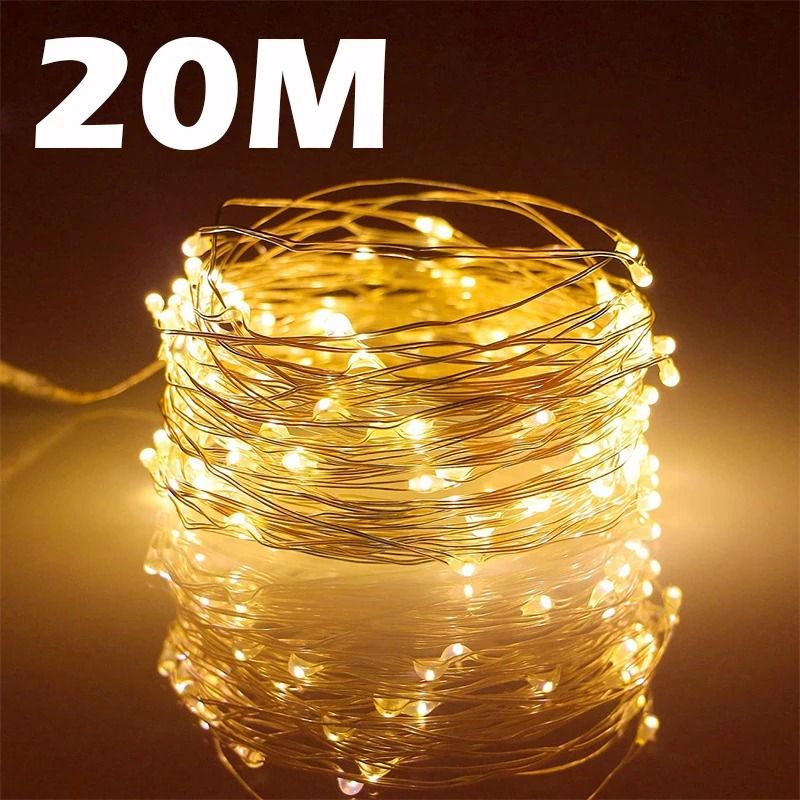 USB LED Fairy Lights Copper Wire String Light