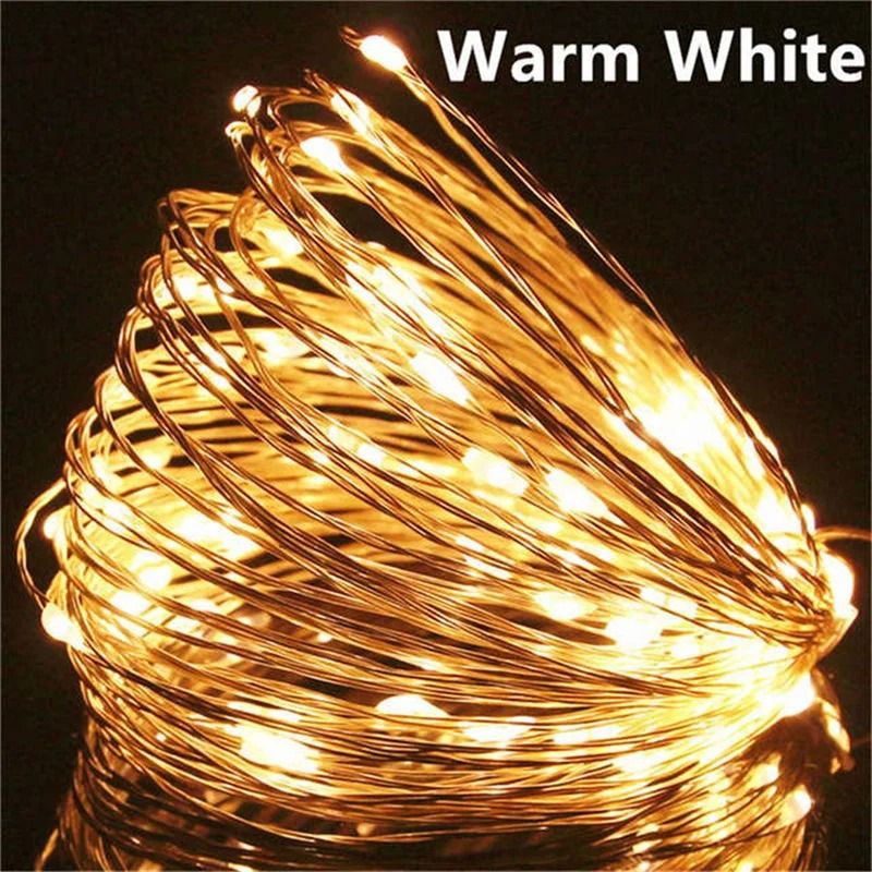 USB LED Fairy Lights Copper Wire String Light 6