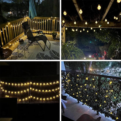 Solar String Lights Outdoor Bubble Ball Light 6