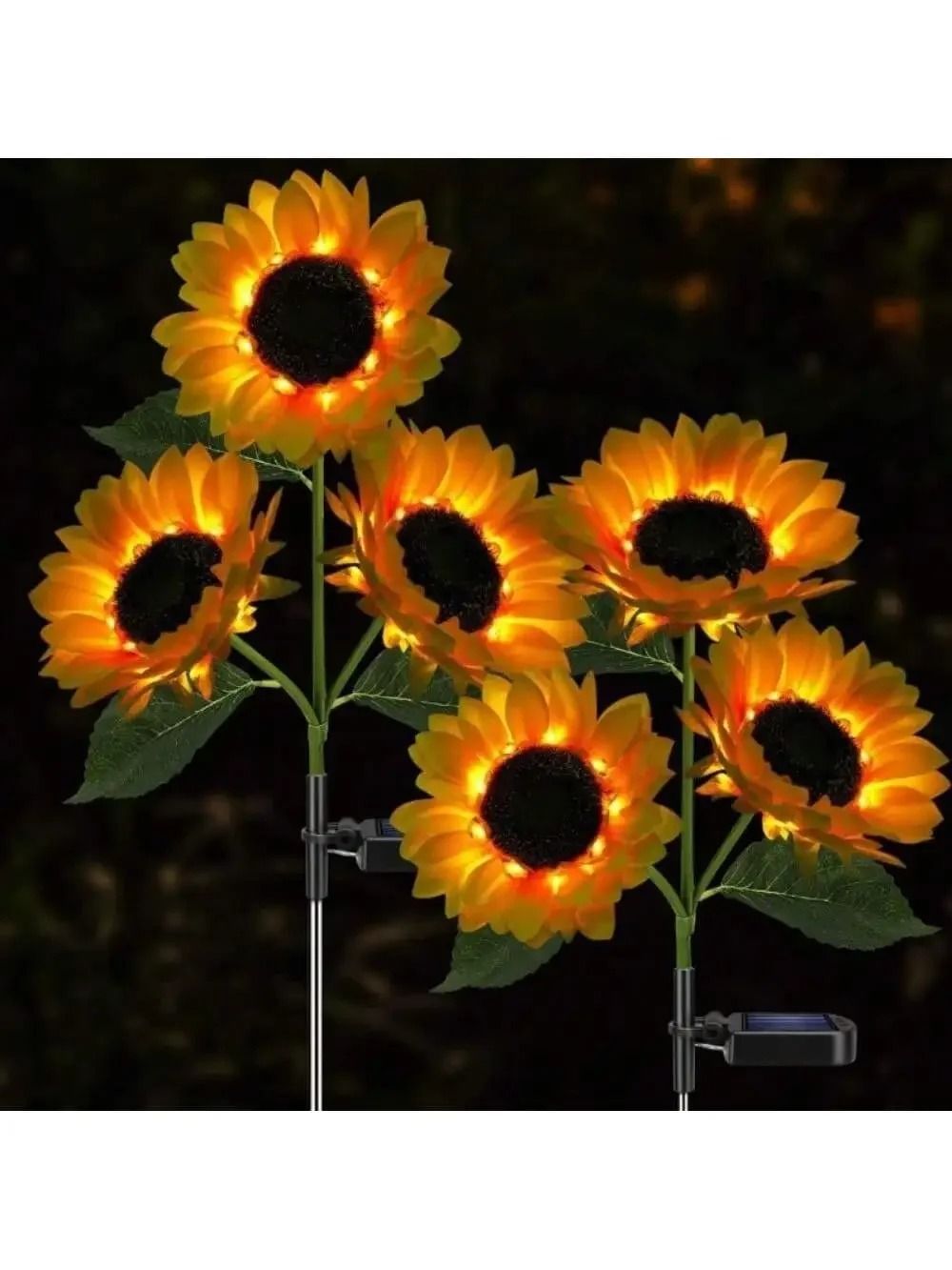 Solar Sunflower Garden Light 4