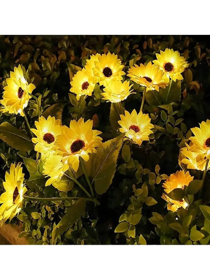 Solar Sunflower Garden Light 5