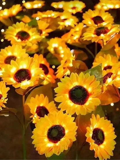 Solar Sunflower Garden Light 6