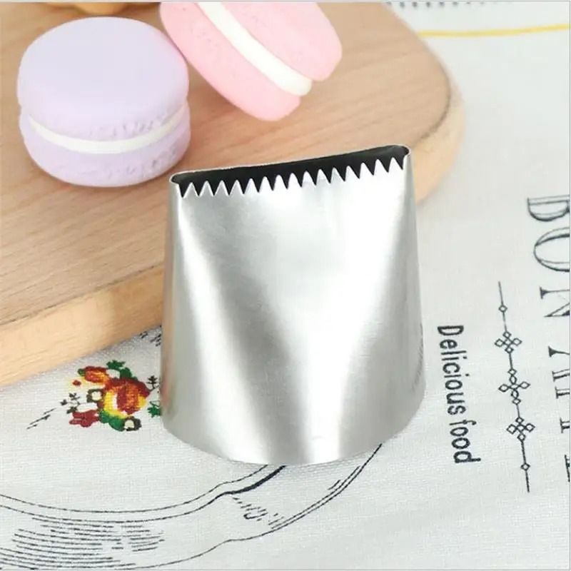 Oversized Stainless Steel Cake Decorating Piping Nozzle For Cupcakes And Pastry 2