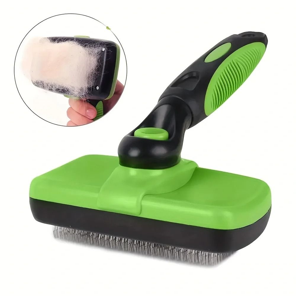 Pet Self Cleaning Shedding Comb For Cats And Dogs