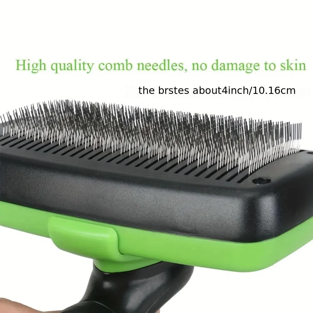 Pet Self Cleaning Shedding Comb For Cats And Dogs 1