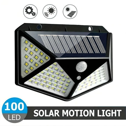 Solar Motion Sensor Flood Light Outdoor Waterproof
