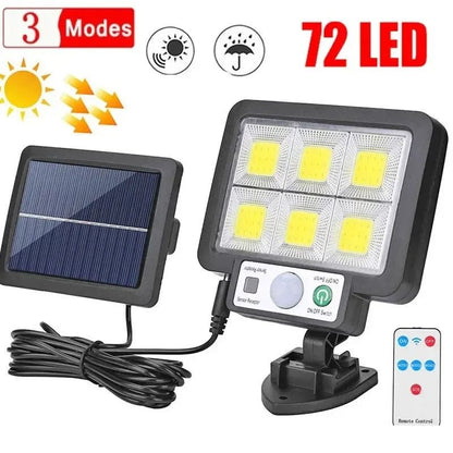 Solar Split Wall Motion Sensor Light Outdoor