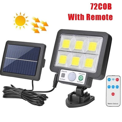 Solar Split Wall Motion Sensor Light Outdoor 6