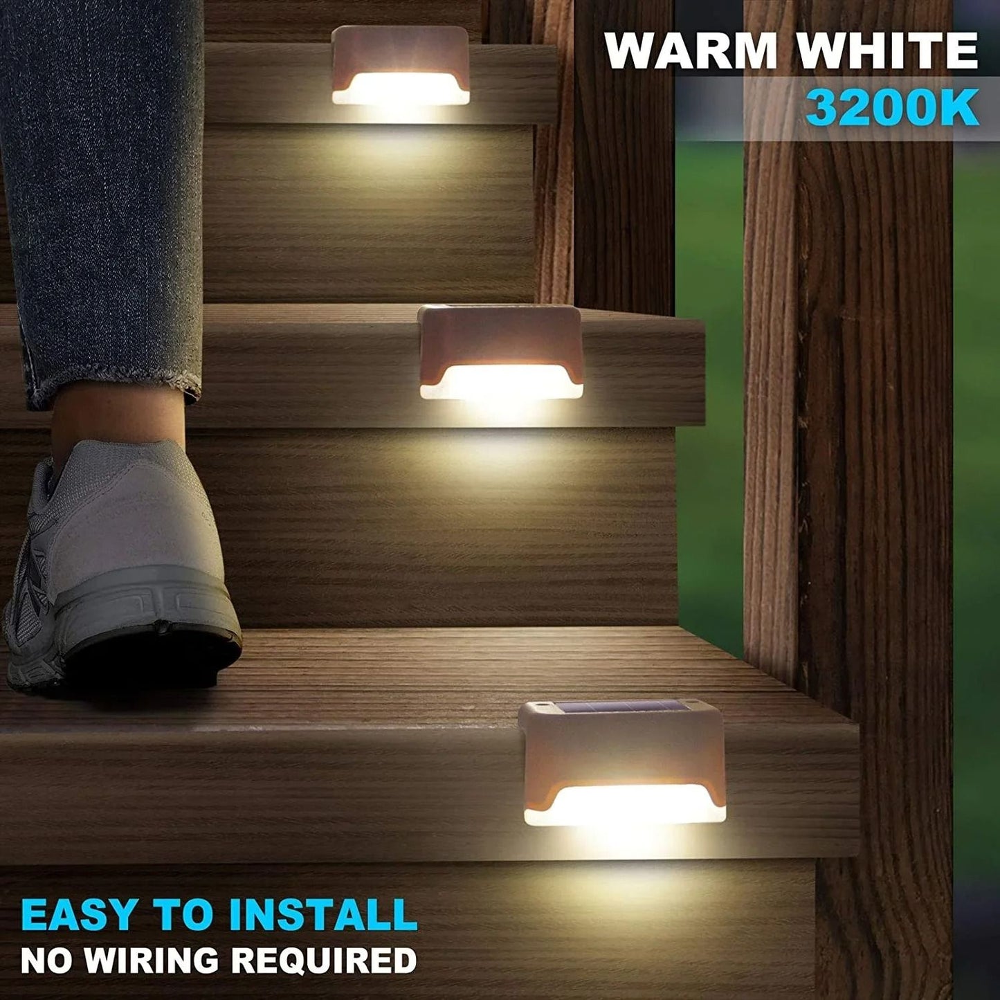 Solar Deck Light Outdoor Waterproof Step Lamp 2