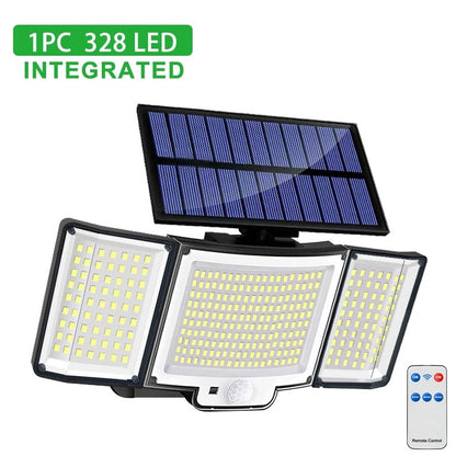 Solar Motion Sensor Wall Light 328348 LED Outdoor Waterproof 7