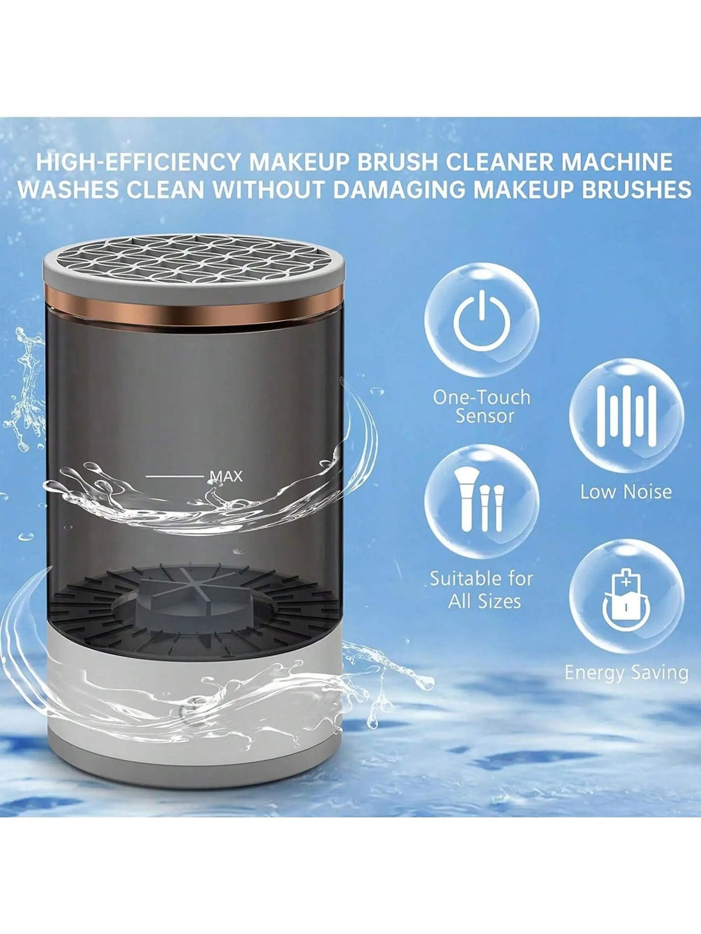 Electric Makeup Brush Cleaner Machine 4