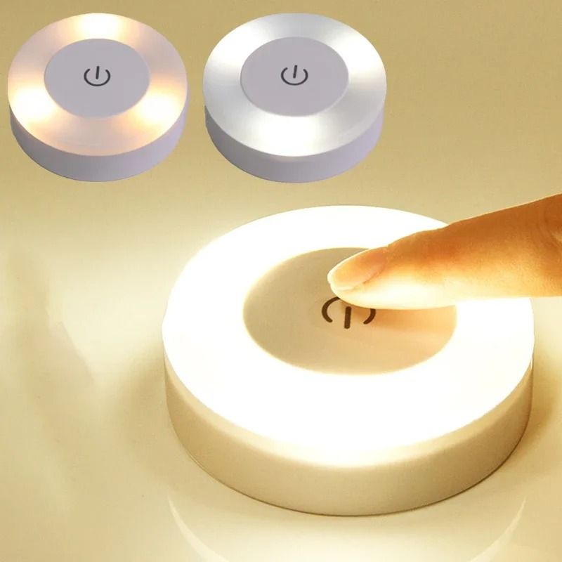 Rechargeable LED Touch Night Light USB Portable Mini Lamp 3