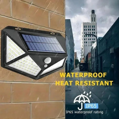 Multifunctional Solar Motion Sensor Light Outdoor Waterproof LED Garden Wall Lamp 2