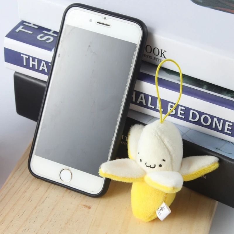 Plush Banana Keychain Bag Charm Gift 2