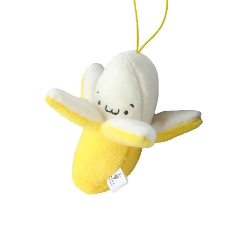 Plush Banana Keychain Bag Charm Gift 4