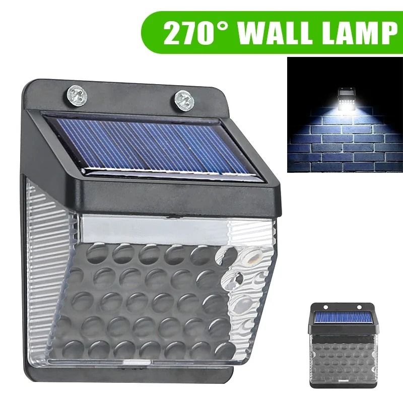 Solar Motion Sensor Wall Light  30 LED Outdoor Waterproof Lamp For Garden Fence And Pathway 15