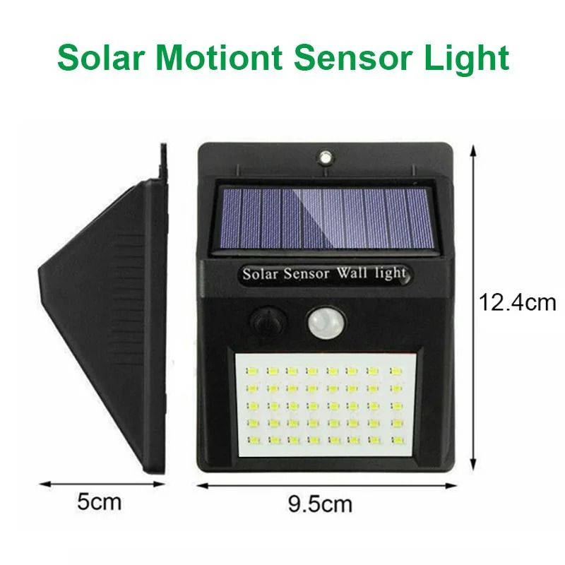 Solar Motion Sensor Wall Light  30 LED Outdoor Waterproof Lamp For Garden Fence And Pathway 8