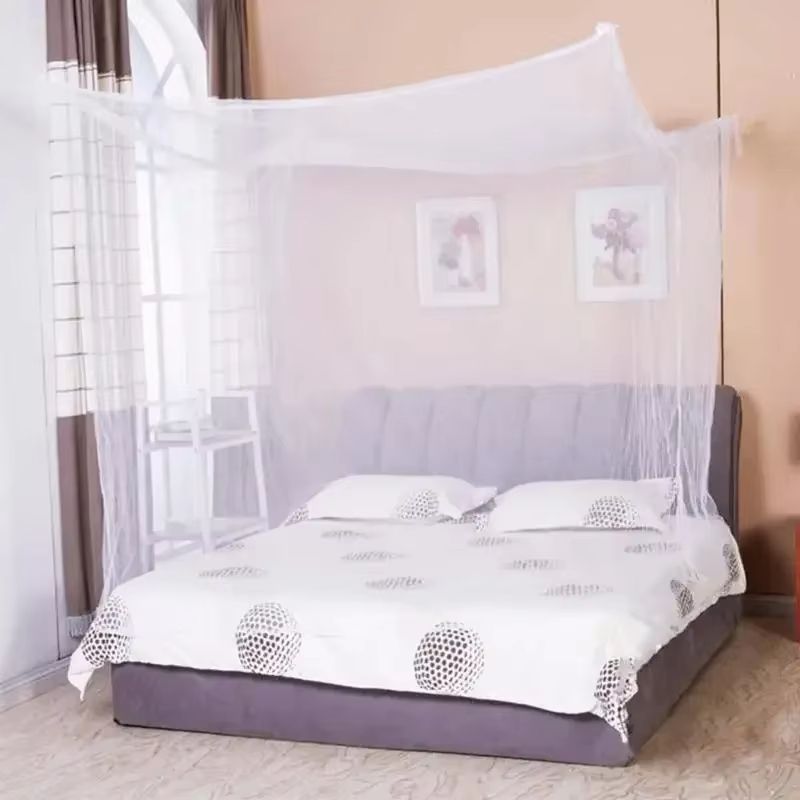 Portable Foldable White Mesh Mosquito Net Camping Tent 1
