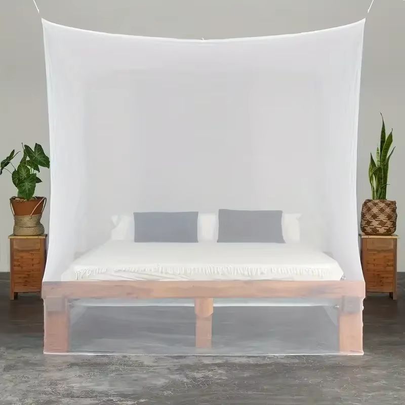 Portable Foldable White Mesh Mosquito Net Camping Tent 2