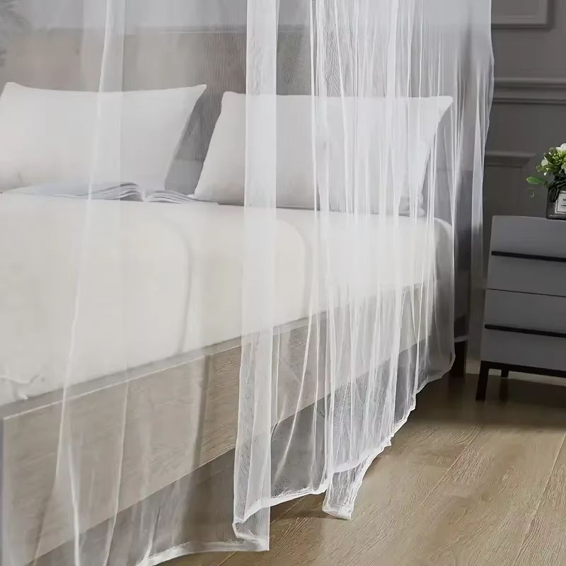 Portable Foldable White Mesh Mosquito Net Camping Tent 4