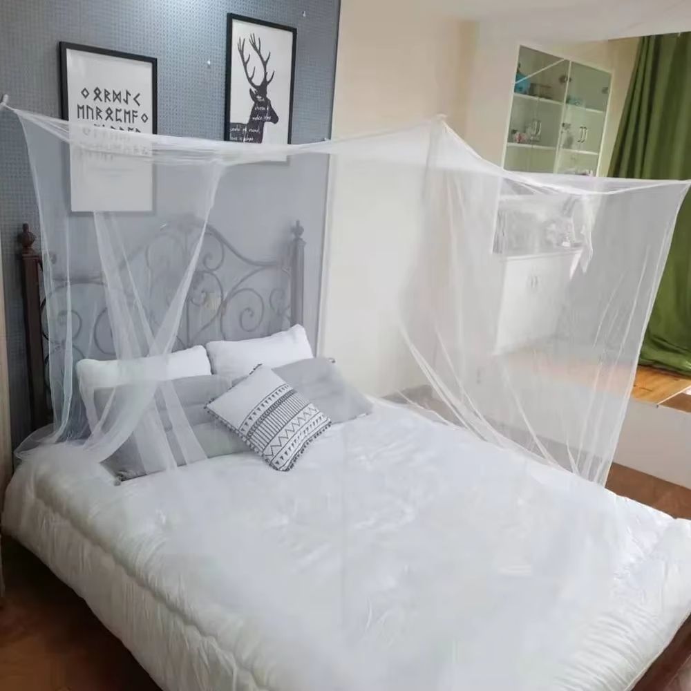 Portable Foldable White Mesh Mosquito Net Camping Tent 5