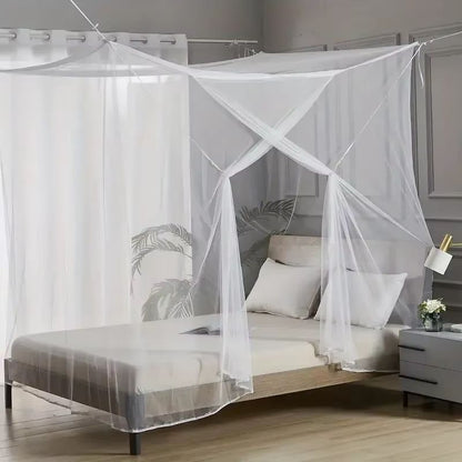 Portable Foldable White Mesh Mosquito Net Camping Tent 6