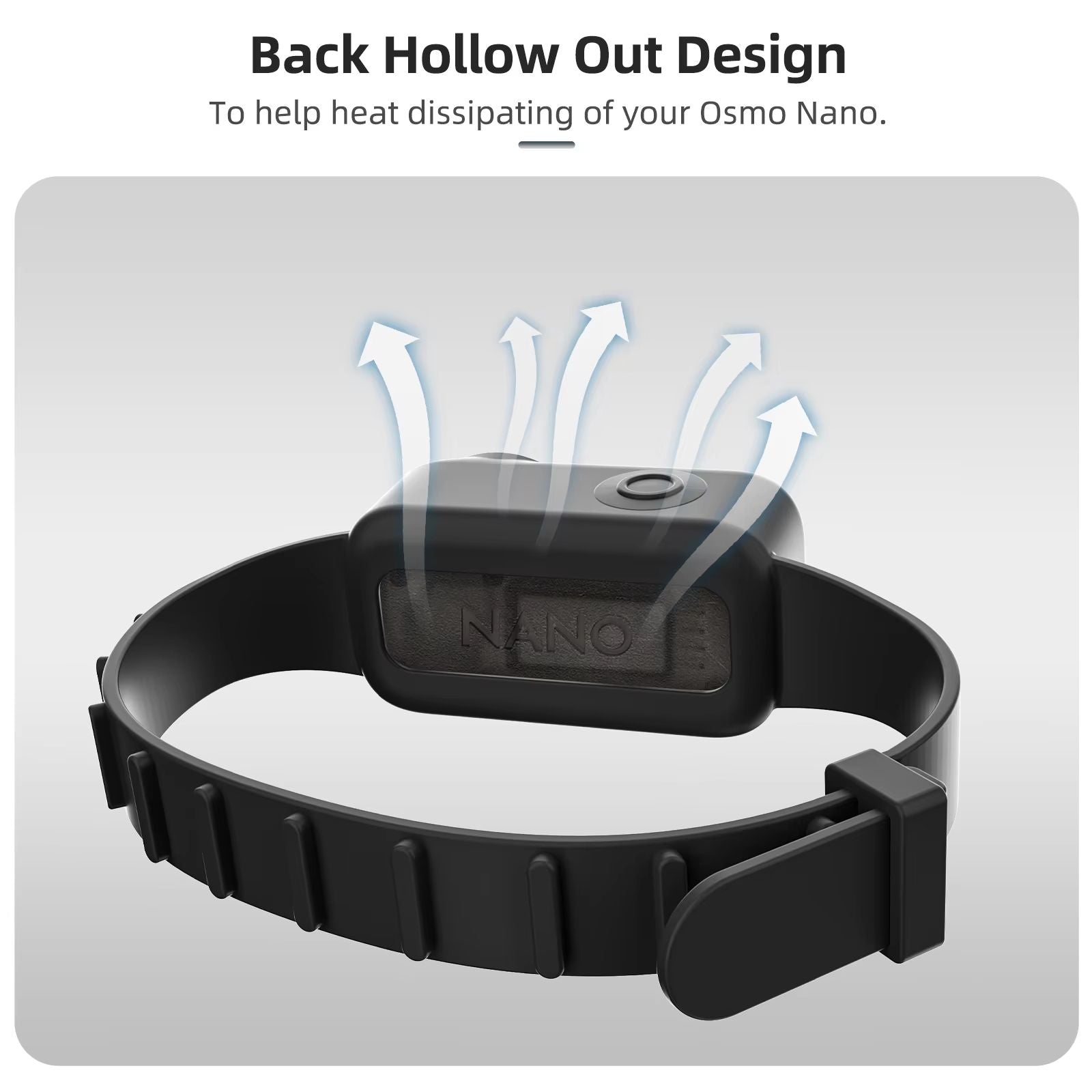 Silicone Wrist Band Mount For DJI Osmo Nano Sports Camera 1