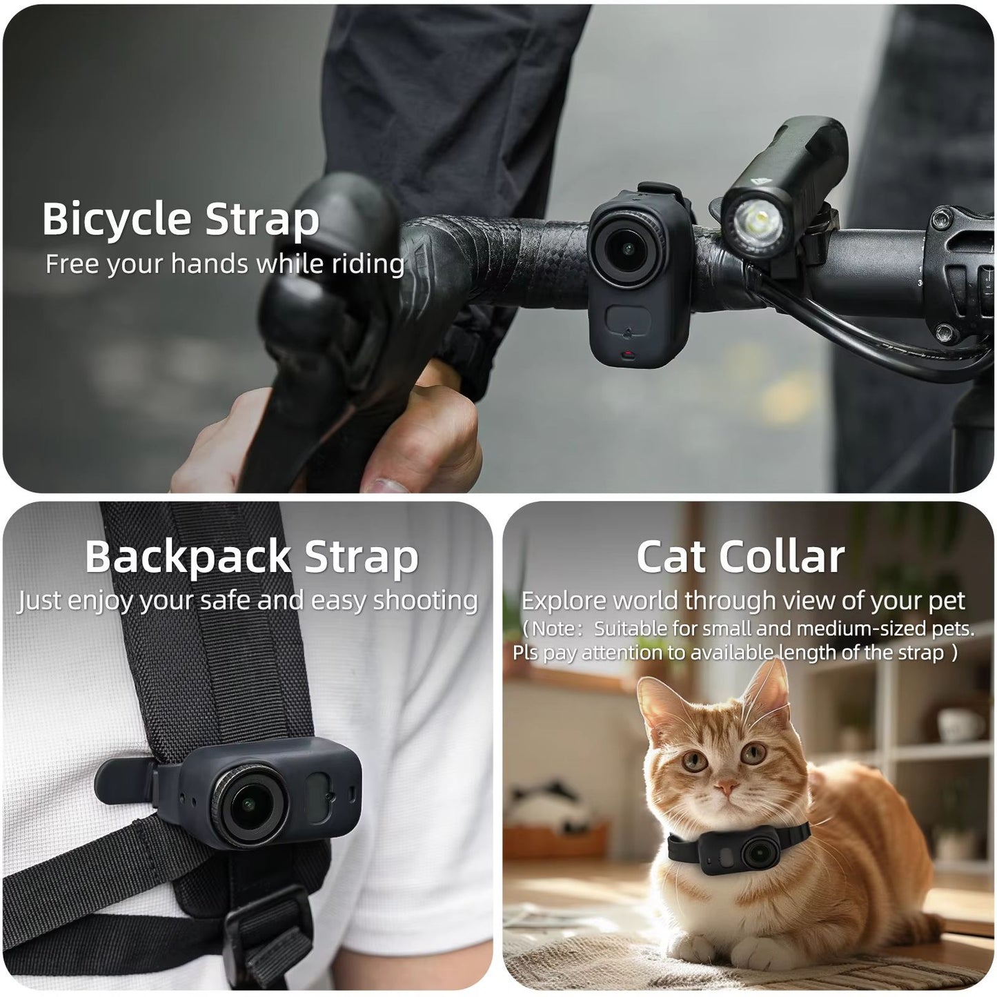 Silicone Wrist Band Mount For DJI Osmo Nano Sports Camera 3