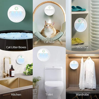 Smart Cat Odor Purifier Rechargeable Litter Box Deodorizer Pet Air Purifier 4