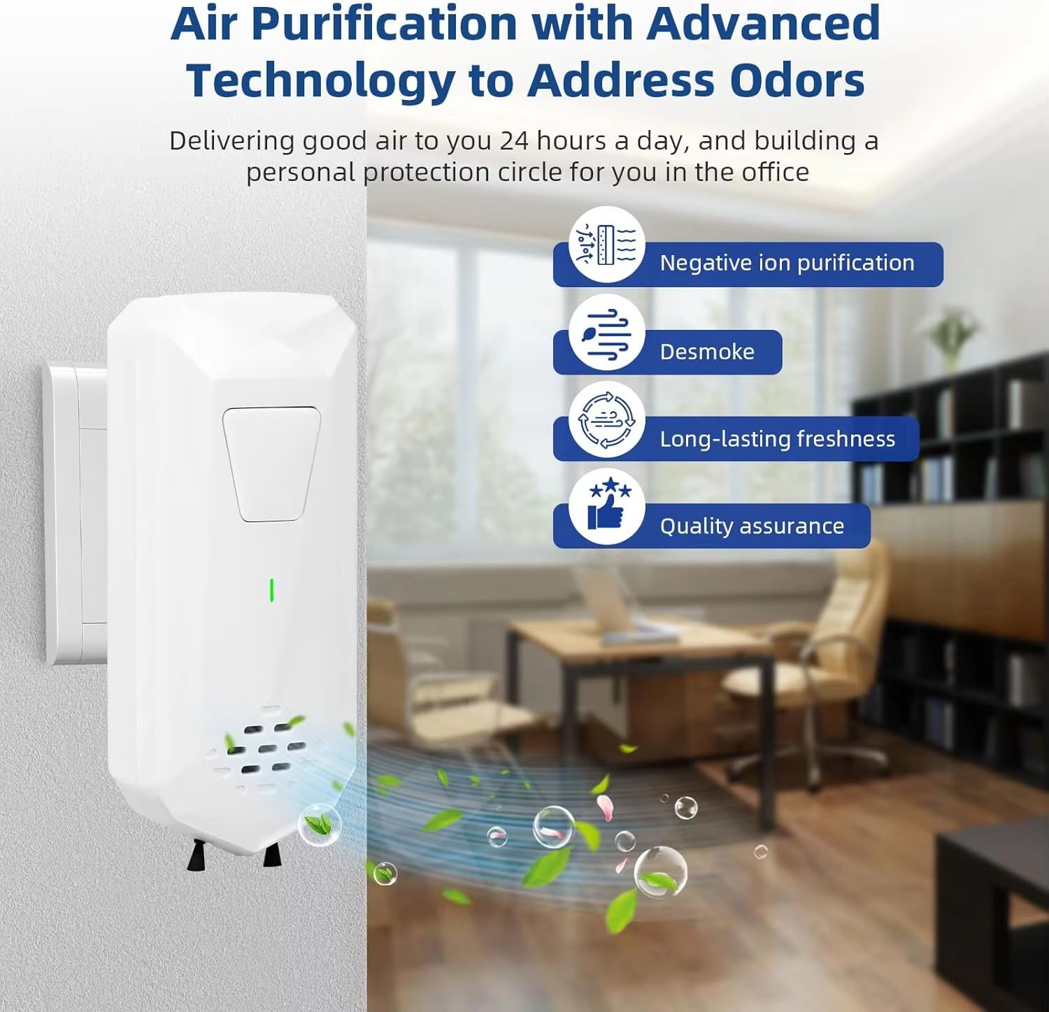 Plug In Air Ionizer For Home Mini Negative Ion Air Freshener 2