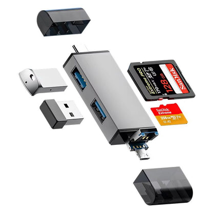 7 In 1 Multifunction USB 30 Card Reader And Type C OTG Adapter 6