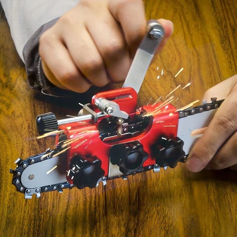 Portable Chainsaw Chain Sharpener Kit With Electric Grinder 1