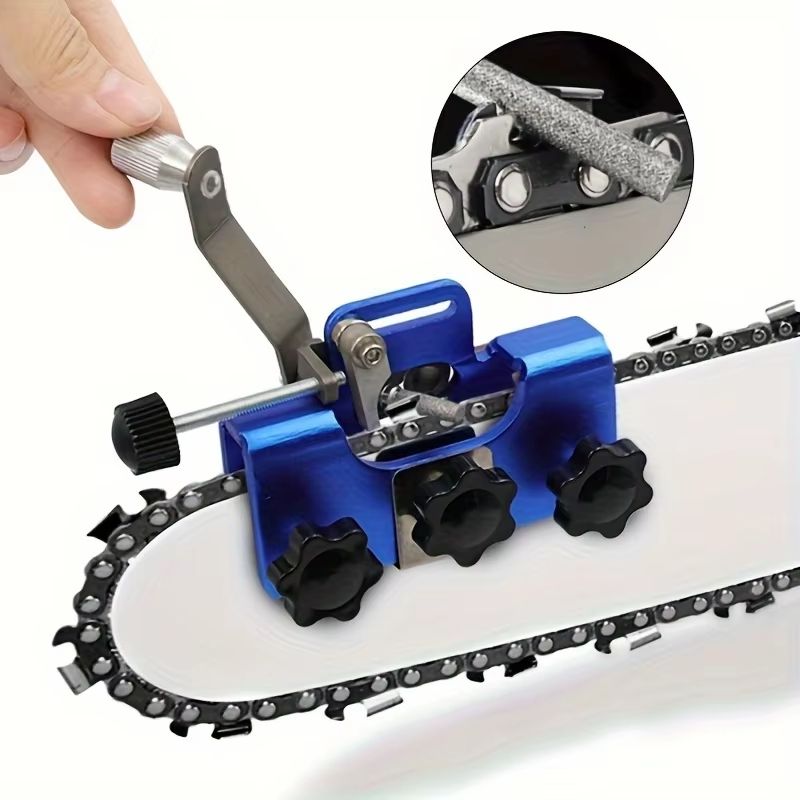 Portable Chainsaw Chain Sharpener Kit With Electric Grinder 4