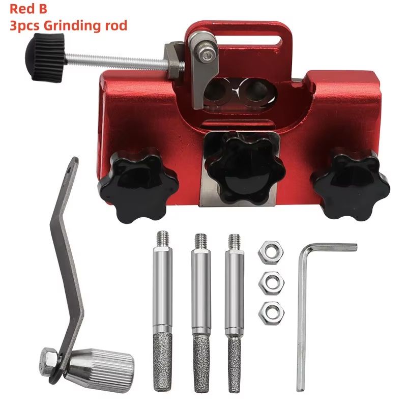 Portable Chainsaw Chain Sharpener Kit With Electric Grinder 6