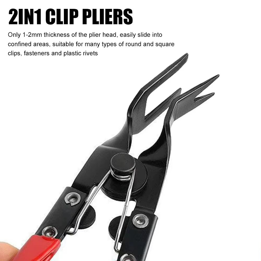 Car Clip Pliers Fastener Remover Trim Panel Rivet Removal Tool 3