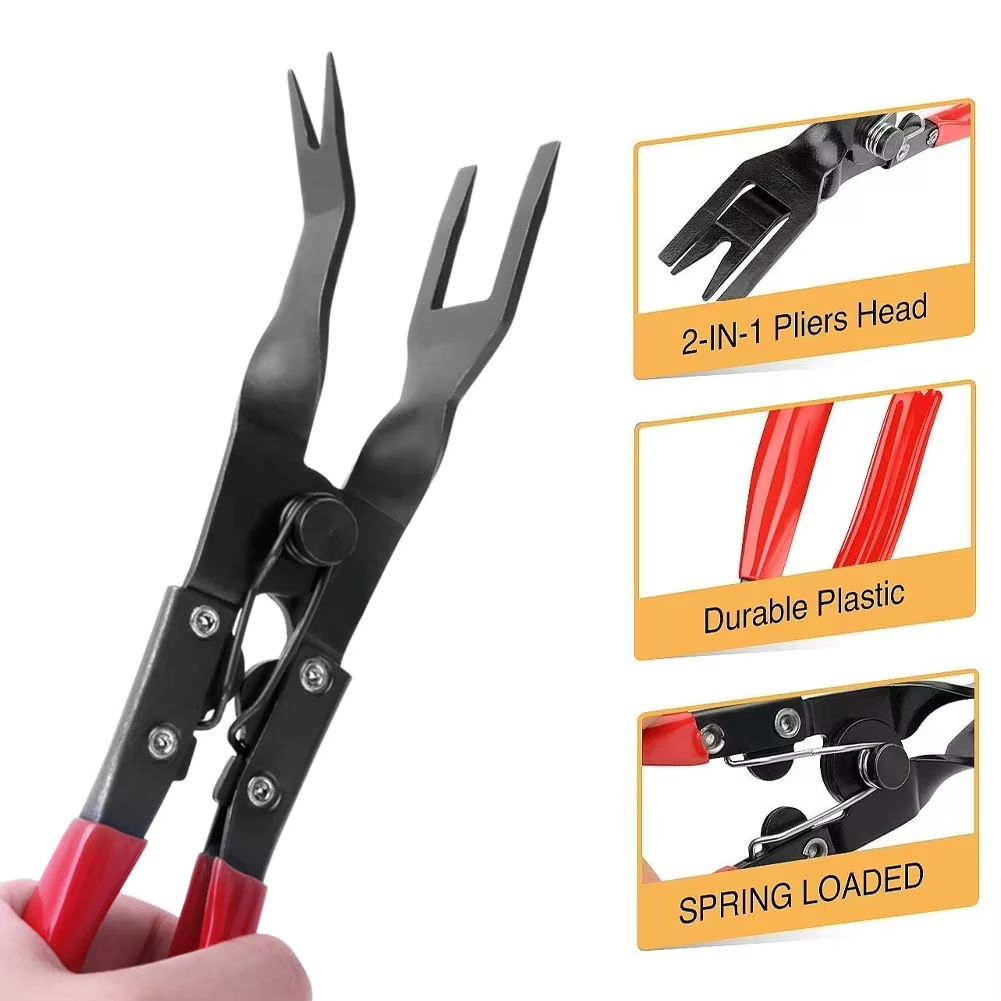 Car Clip Pliers Fastener Remover Trim Panel Rivet Removal Tool 5